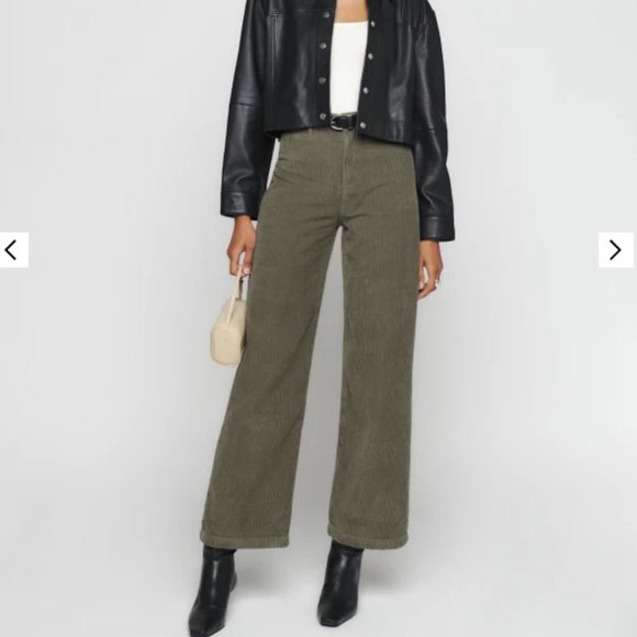 Logan Ultra High Rise Wide Leg Corduroy Pants - Picture 1 of 3